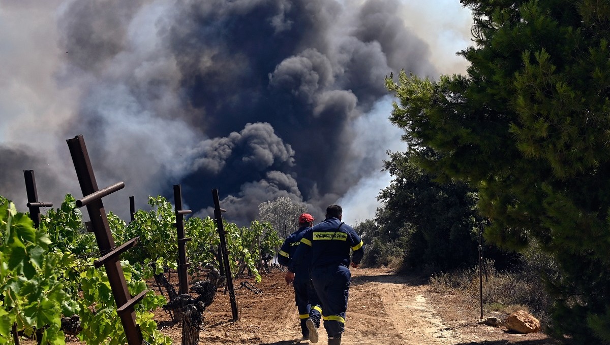 Καβάλα: Συνεχίζεται η κατάσβεση στο Παγγαίο Όρος	- 285 πυροσβέστες επί τόπου