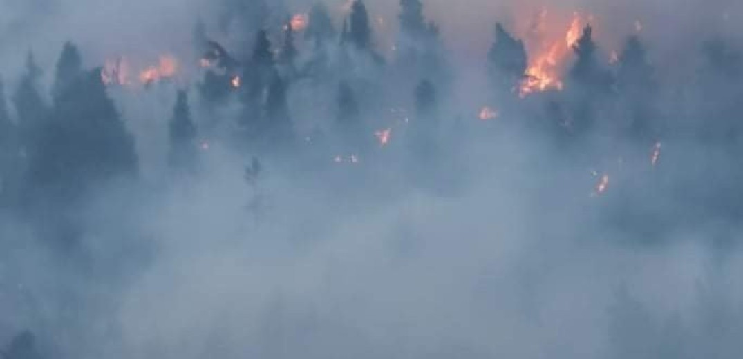 Δράμα: Σε εξέλιξη πυρκαγιά στο όρος Φαλακρό