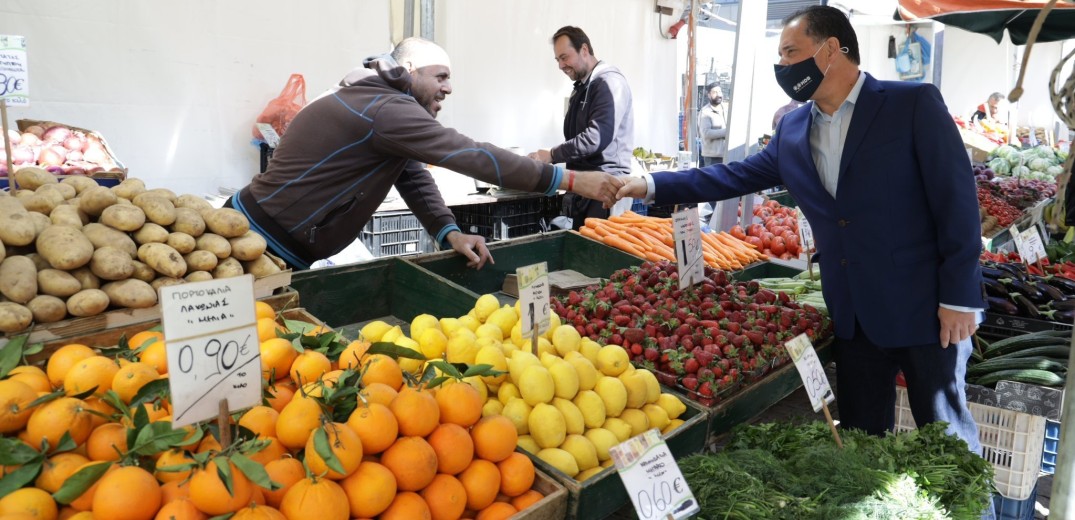 Στη Βαρβάκειο ο Άδωνης Γεωργιάδης