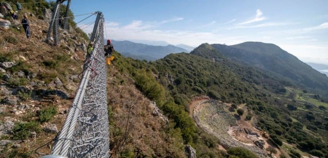 Πρέβεζα: Επιχείρηση που κόβει την ανάσα για την προστασία του αρχαιολογικού χώρου της Κασσώπης (βίντεο)