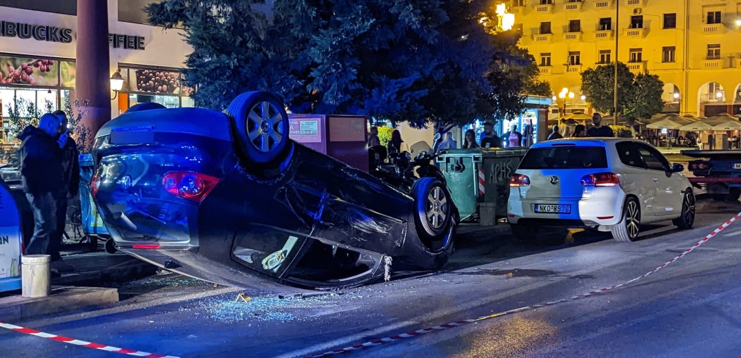 Θεσσαλονίκη: Καραμπόλα με τραυματίες στη Λεωφόρο Νίκης&#33; (φωτ.)