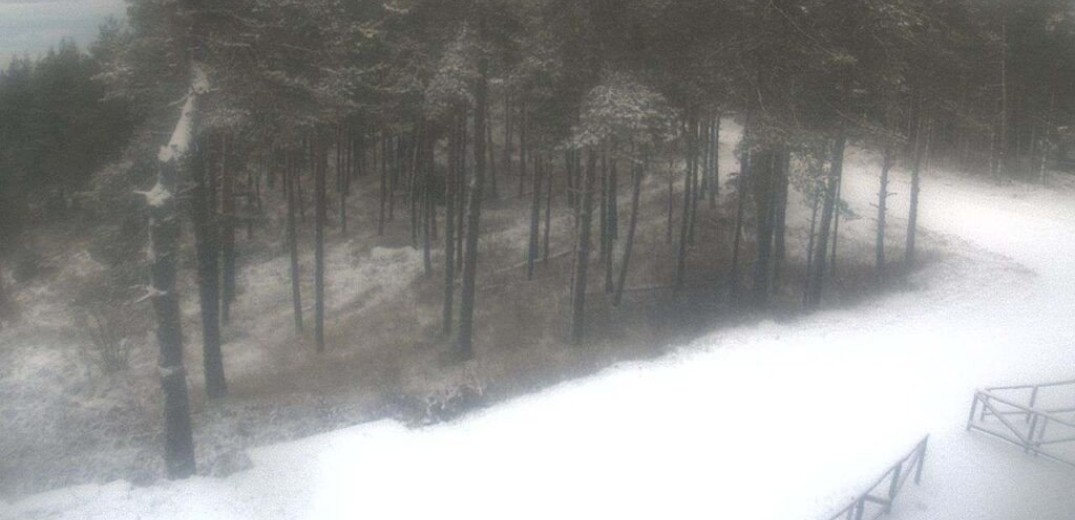 Σέρρες: Έπεσαν τα πρώτα χιόνια στο Λαϊλιά - Δείτε live την χιονόπτωση στο καταφύγιο 