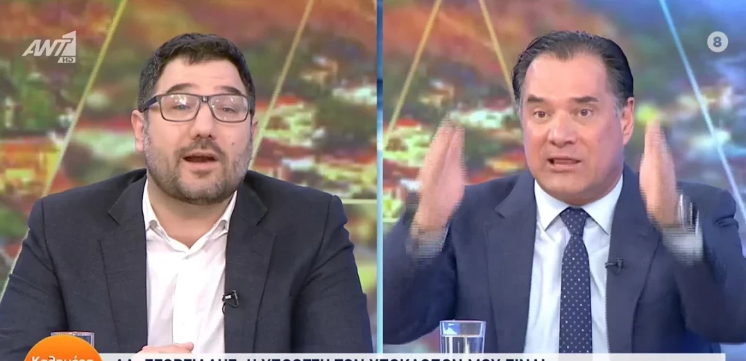 Απίστευτος καυγάς on air: Βαριές εκφράσεις μεταξύ Ν. Ηλιόπουλου και Αδ. Γεωργιάδη (βίντεο)