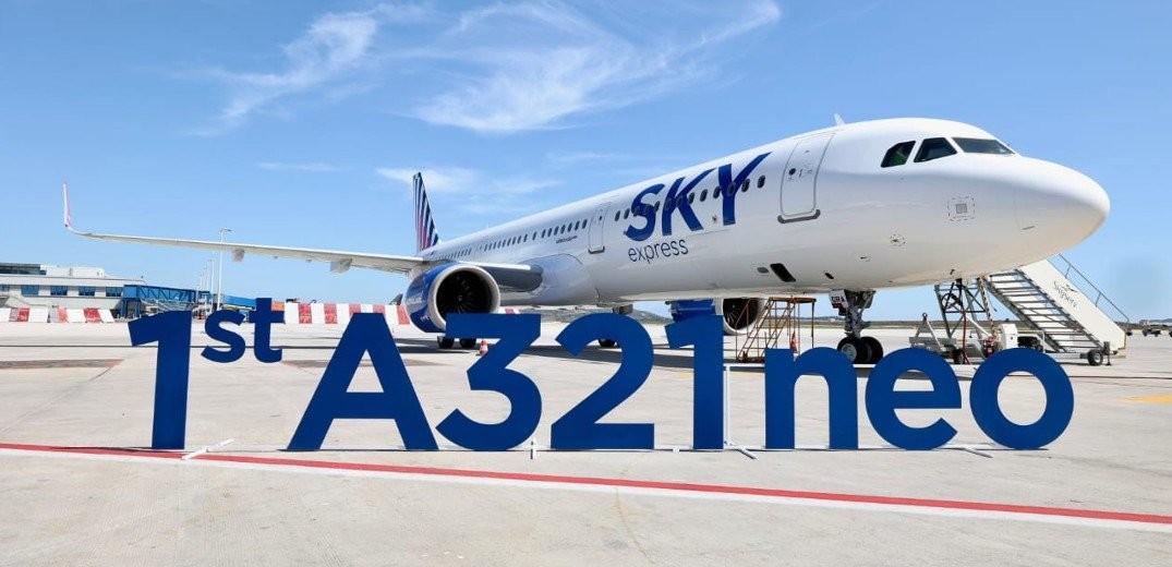 H SKY express παρέλαβε το πρώτο της Airbus A321