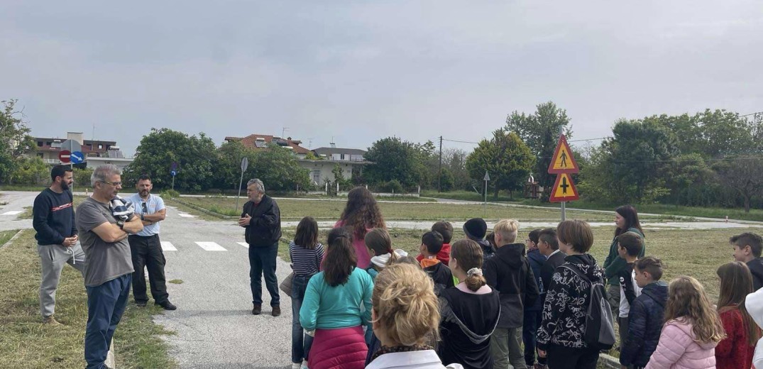 Κατερίνη: Λειτουργεί για πρώτη φορά το Πάρκο Κυκλοφοριακής Αγωγής στον Κορινό