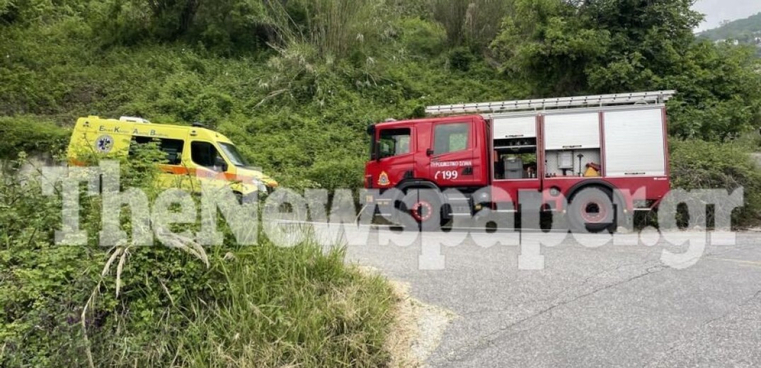 Τροχαίο στη Μαγνησία: ΙΧ έπεσε σε χαράδρα δέκα μέτρων (βίντεο, φωτ.)