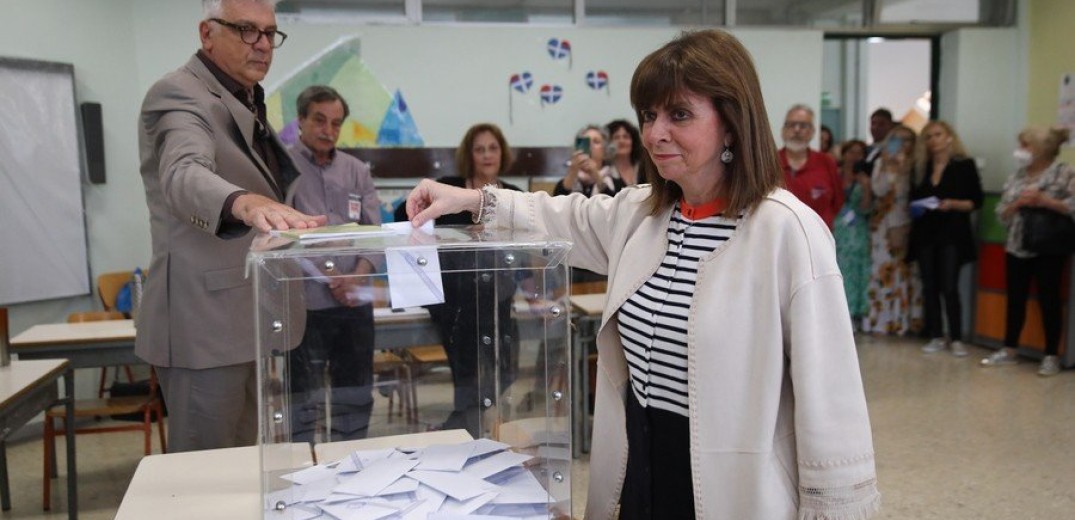 Στον Κεραμεικό ψήφισε η Κατερίνα Σακελλαροπούλου
