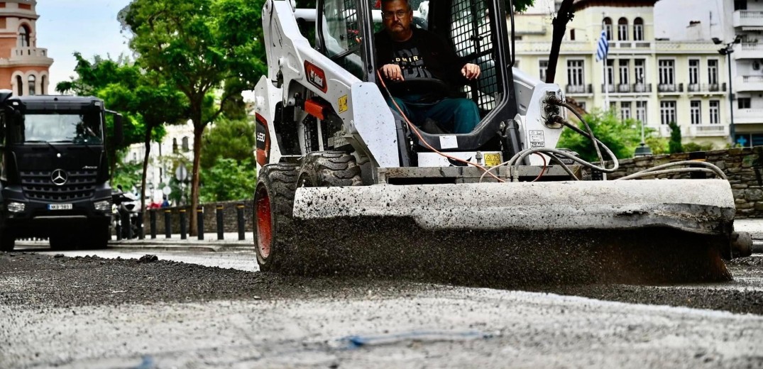 Θεσσαλονίκη: Εργασίες ασφαλτόστρωσης σε κεντρικούς δρόμους της πόλης για τρεις μέρες 