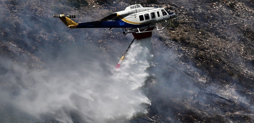 Υπό μερικό έλεγχο η φωτιά στον Ασκό Λαγκαδά