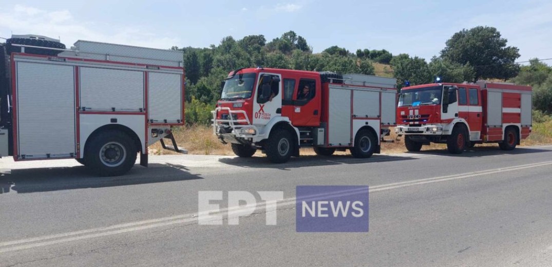 Έφτασαν στην Κέρκυρα οι πυροσβέστες από την Βουλγαρία (φωτ.)