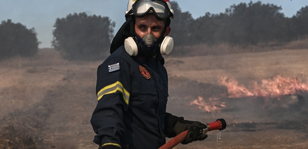 Υπό μερικό έλεγχο η πυρκαγιά στον Πισσώνα Ευβοίας