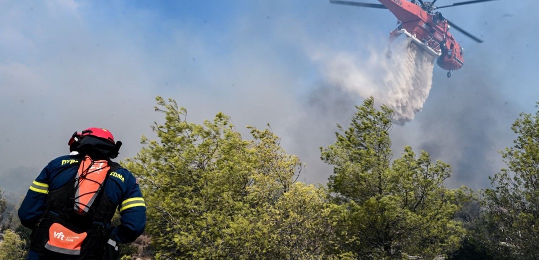 Υπό μερικό έλεγχο η φωτιά στη Λευκόπετρα Ξάνθης - Ενεργοποιήθηκε το 112