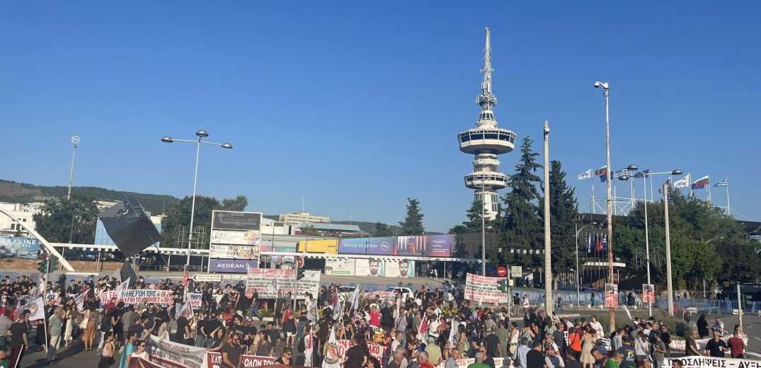 Θεσσαλονίκη: Μεγάλη συμμετοχή στο συλλαλητήριο στη ΧΑΝΘ (βίντεο, φωτ.)