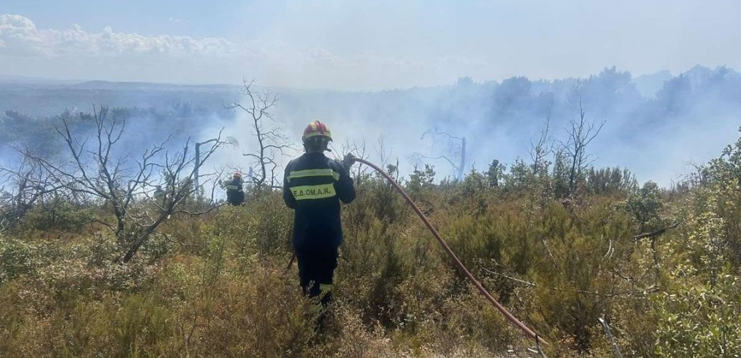 Η ΕΔΟΜΑΚ βρέθηκε στην πρώτη γραμμή του πύρινου μετώπου στον Έβρο