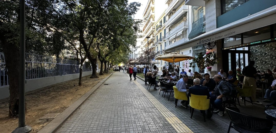 Θεσσαλονίκη: Τα πηγαδάκια στον πεζόδρομο των υποψηφίων (φωτ.)