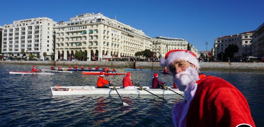 Αγιοβασίληδες βγαίνουν σήμερα με Sup στον Θερμαϊκό