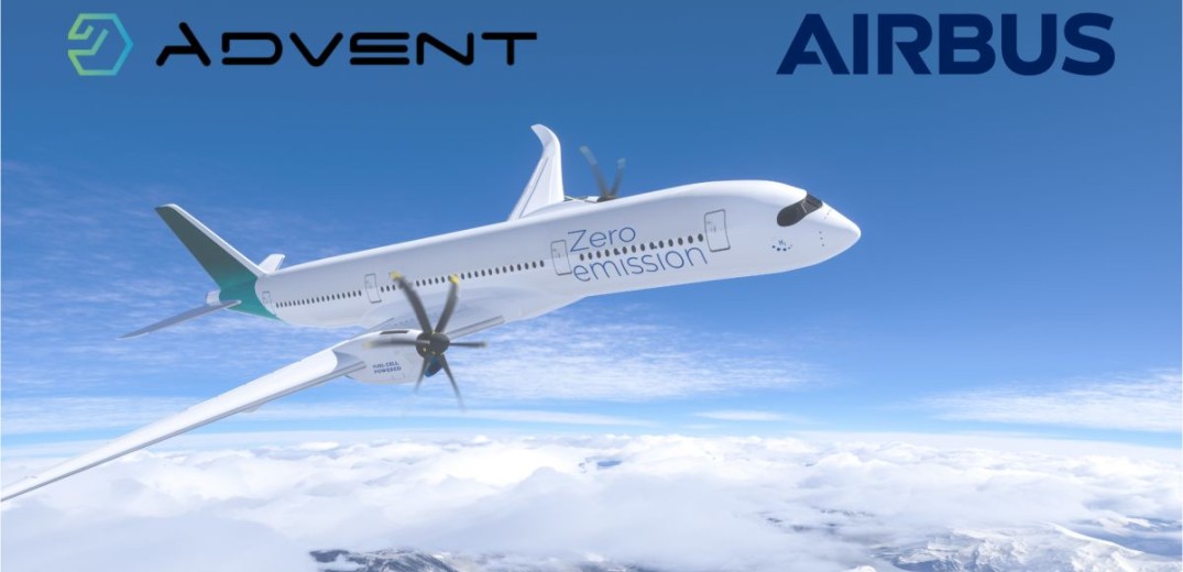 Advent Technologies - Airbus: Ως το 2035 το πρώτο «πράσινο» επιβατικό αεροσκάφος - Θα κινείται με υδρογόνο