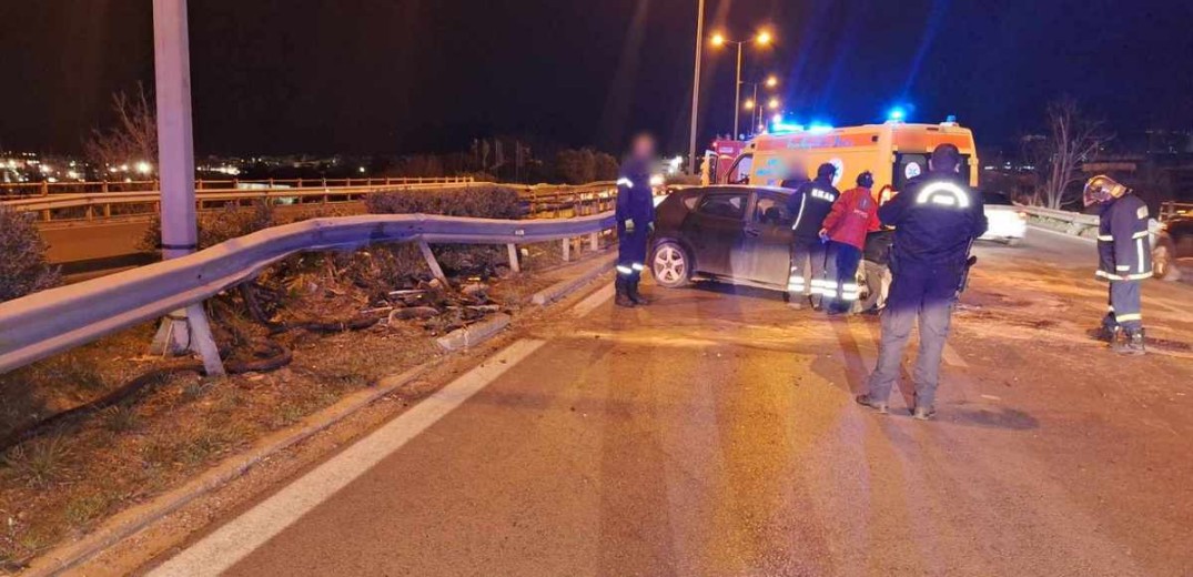 Θεσσαλονίκη: Ένας τραυματίας σε τροχαίο στον περιφερειακό