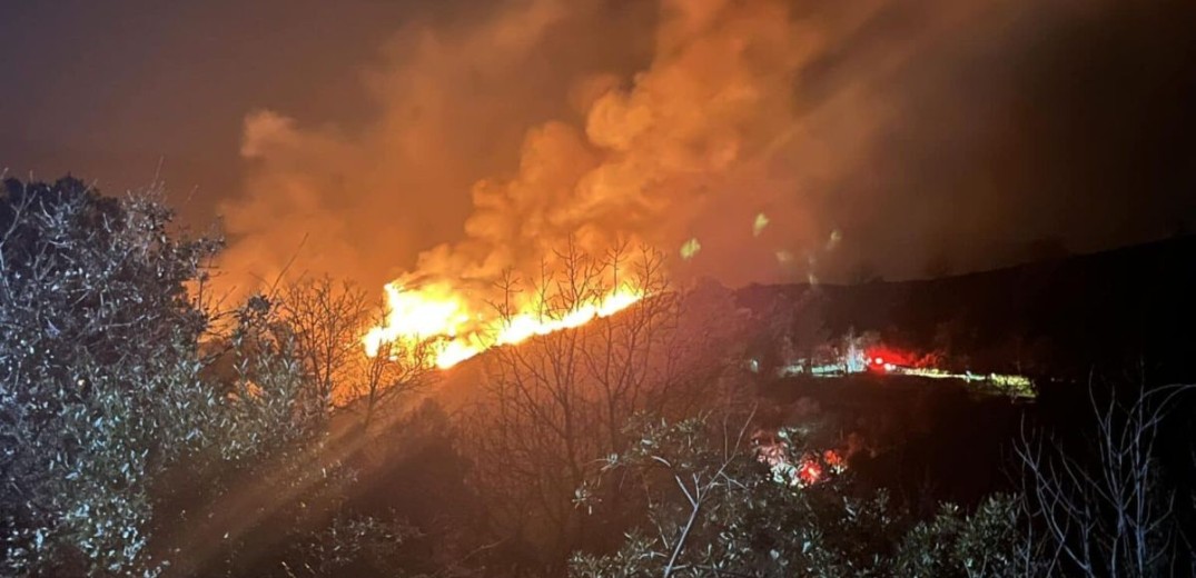 Εκκενώνεται η Αράχοβα της Μεσσηνίας - Πλησιάζει πυρκαγιά που ξέσπασε στο δάσος (βίντεο)