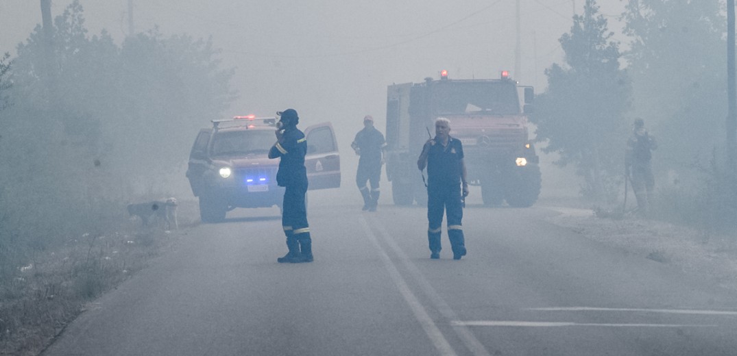 Δασική πυρκαγιά στην περιοχή Σκλήθρο Φλώρινας