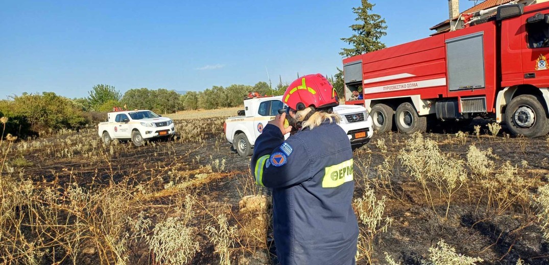 Θέρμη: Τρεις πυρκαγιές σε μία μέρα και 25 από την αρχή της αντιπυρικής περιόδου