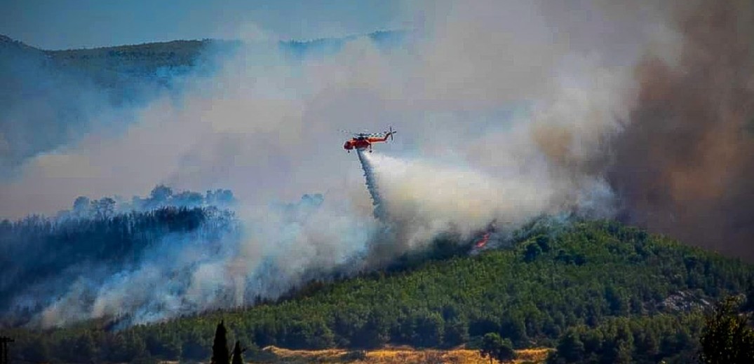 Πυρκαγιές: «Πορτοκαλί» συναγερμός σε νησιά του Βορείου Αιγαίου για σήμερα