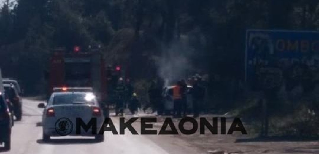 72χρονος ο νεκρός από τη φωτιά σε Ι.Χ. στον περιφερειακό (photos)