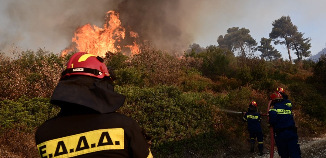 Μία προσαγωγή για τη φωτιά στην Πλάκα Λιτοχώρου - 50χρονος έκανε γεωργικές εργασίες