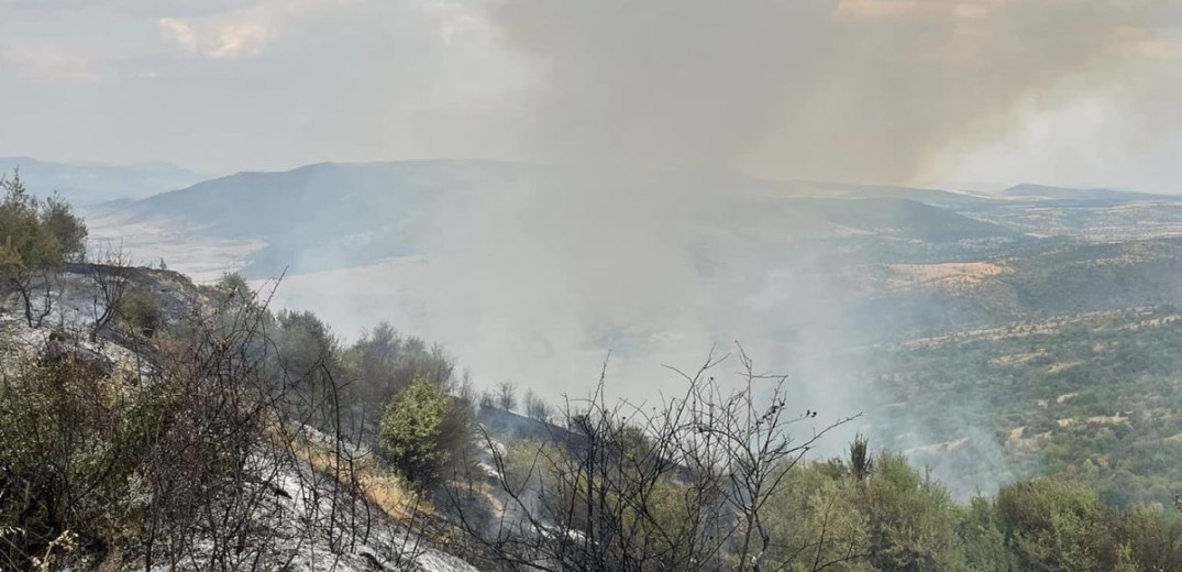 Φωτιά στο Κορωπί - Επιχειρούν 2 ελικόπτερα