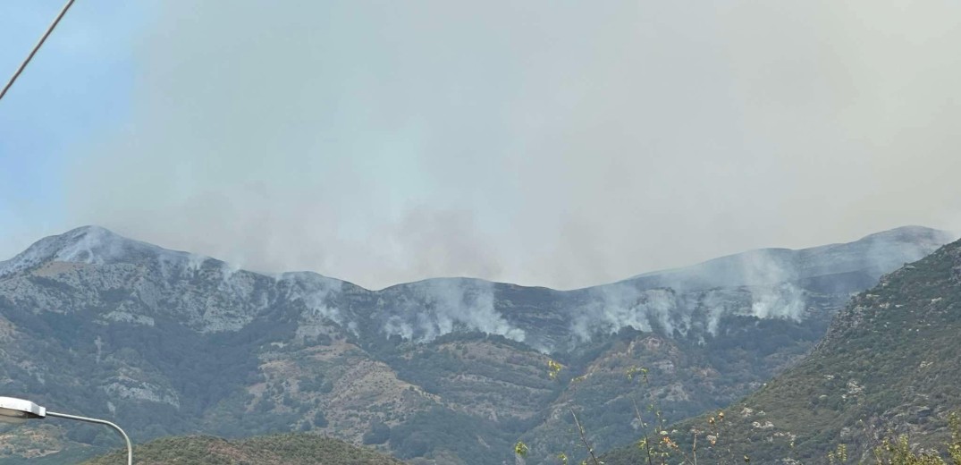 Φωτιά στο Παγγαίο: Οι καμμένες εκτάσεις χαμηλής βλάστησης ξεπερνούν πλέον τα 12.000 στρέμματα