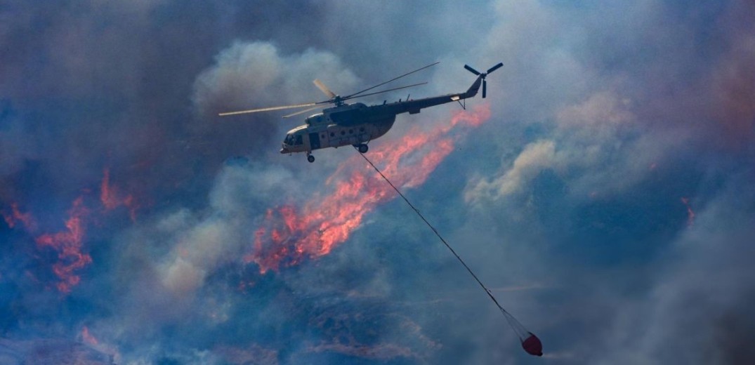 Πυρκαγιά σε δασική έκταση στη Δροσοπηγή Ιωαννίνων