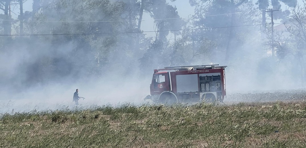 Πυρκαγιές στο Στρατώνι Χαλκιδικής και την Ειδομένη Κιλκίς (φωτ.)