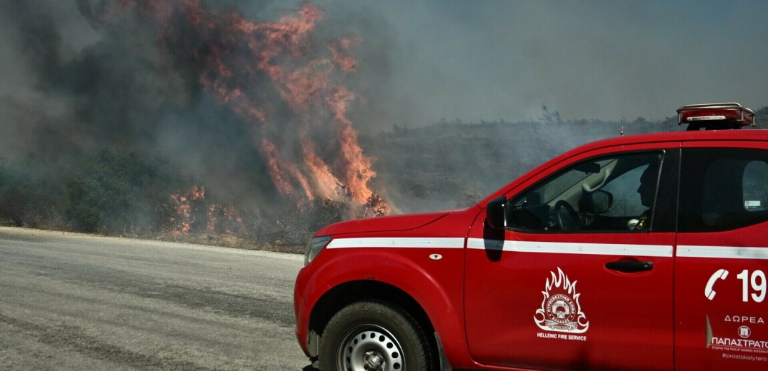 Βοιωτία: Υπό μερικό έλεγχο η πυρκαγιά σε δασική έκταση στον Αλίαρτο