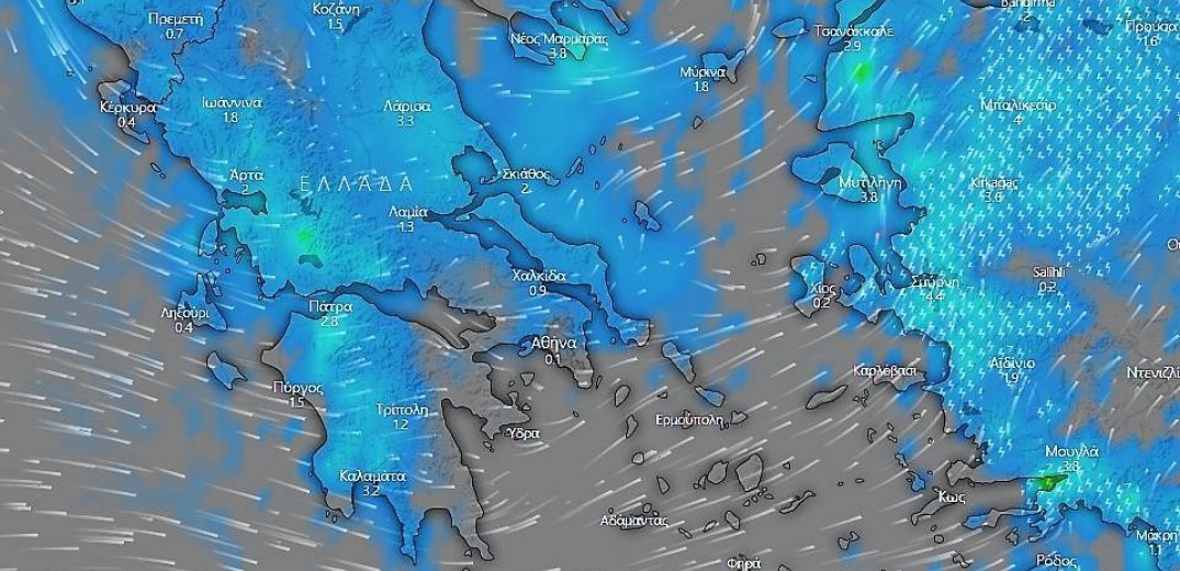 O καιρός της Τρίτης 9 Απριλίου 2019