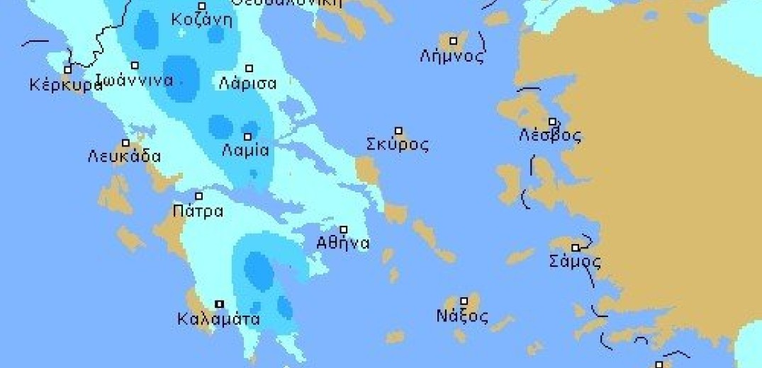 O καιρός της Τετάρτης 17 Απριλίου 2019