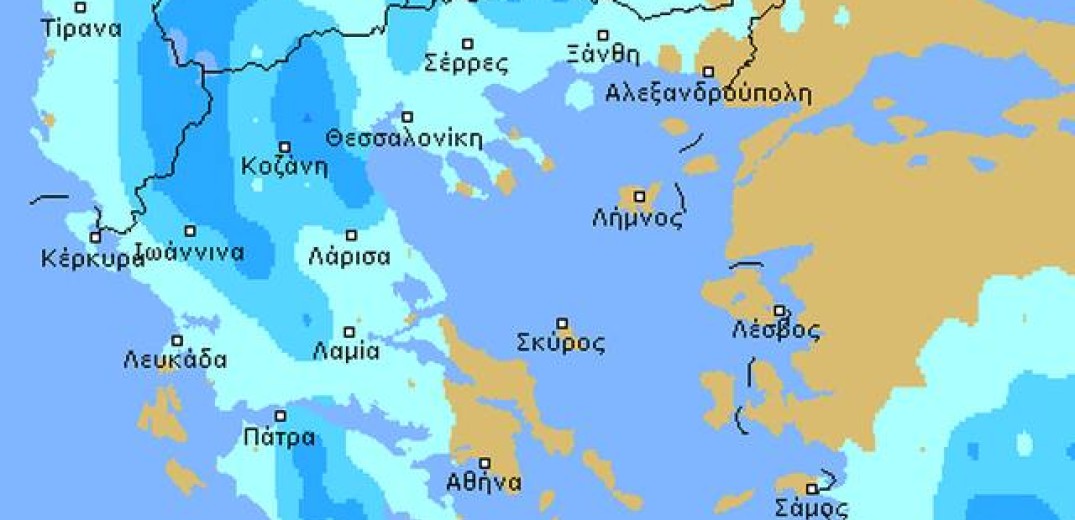 O καιρός της Τρίτης 16 Απριλίου 2019