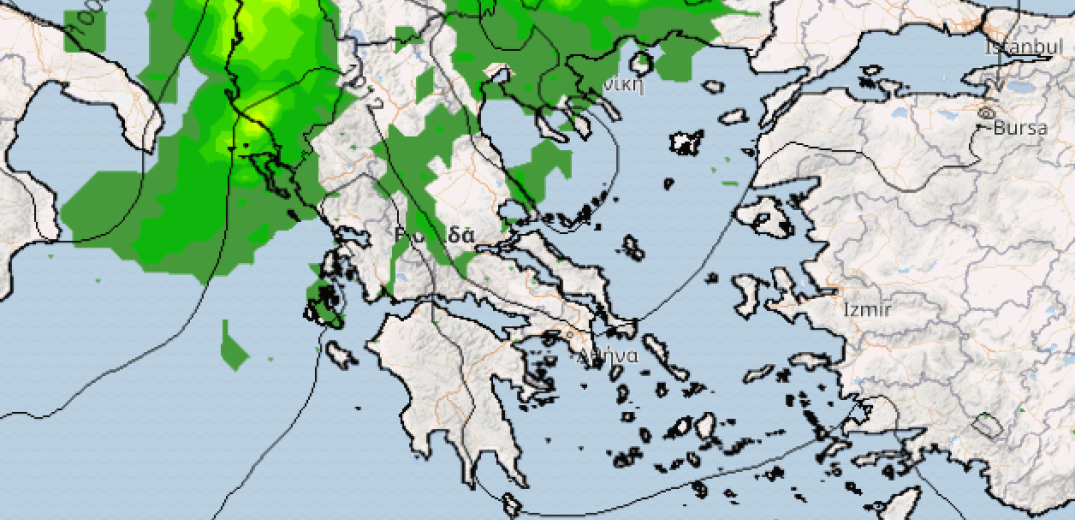 Ο καιρός της Πέμπτης 9 Μαΐου 2019