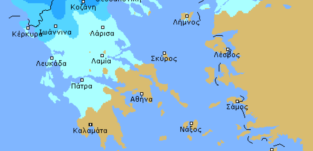 Ο καιρός της Πέμπτης 16 Μαΐου 2019