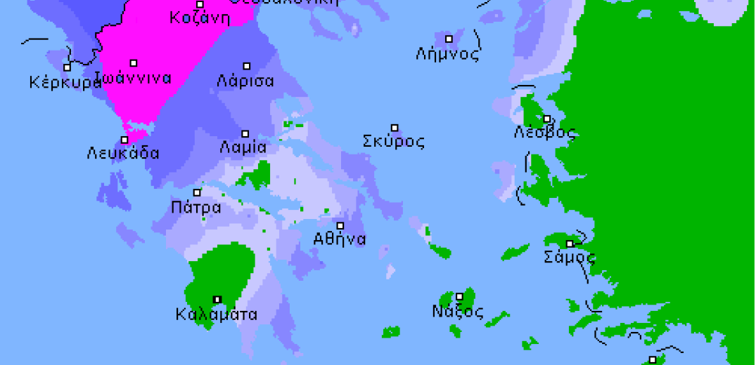 Ο καιρός της Τρίτης 14 Μαΐου 2019