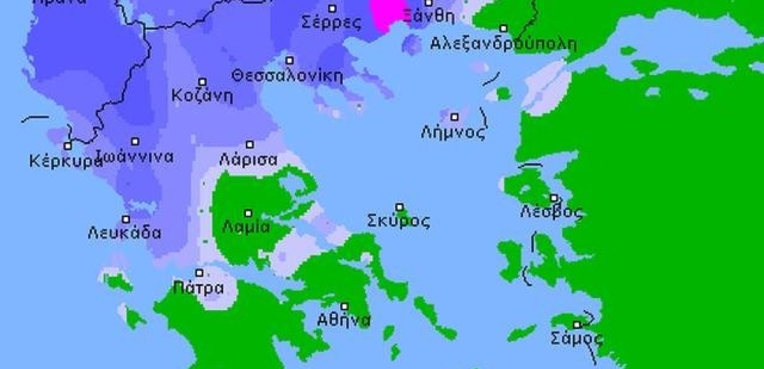 Η πρόγνωση για τον καιρό της Δευτέρας 3 Ιουνίου 2019