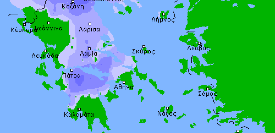 Ο καιρός της Παρασκευής 31 Μαΐου 2019