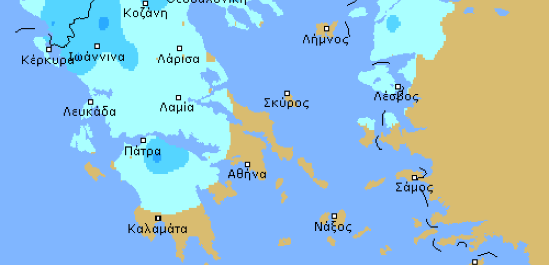 Ο καιρός της Τρίτης 4 Ιουνίου 2019