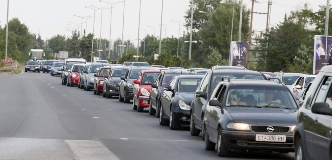 Αυξημένη κίνηση προς Θεσσαλονίκη επί της Θεσ&#x2F;νίκης-Μουδανίων