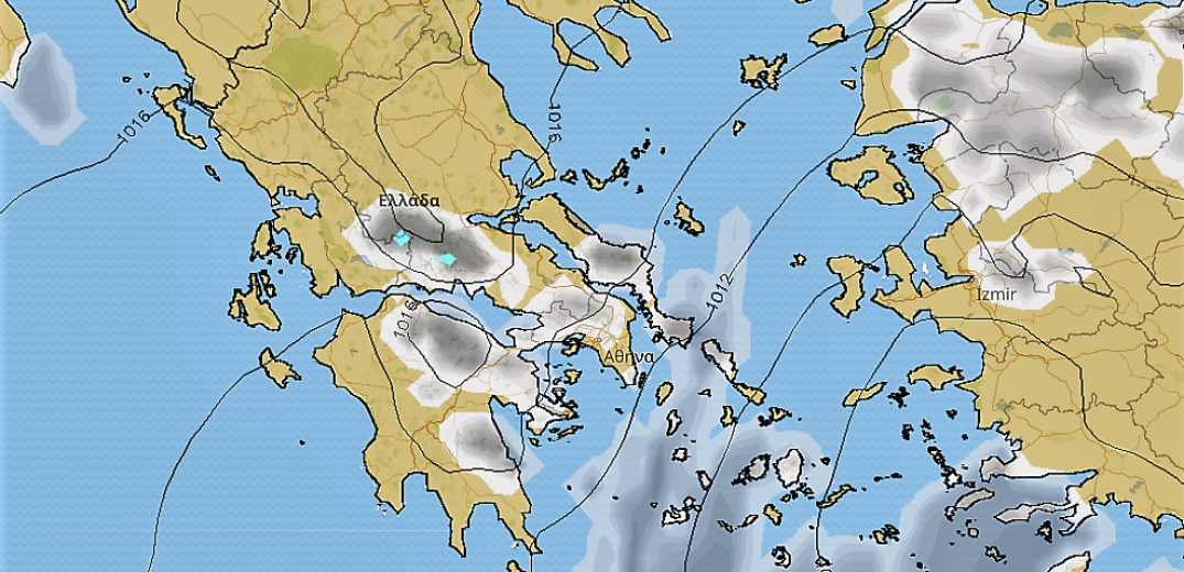 Ο καιρός της Πέμπτης 27 Ιουνίου 2019