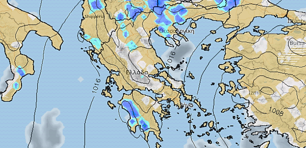 Ο καιρός της Τετάρτης 26 Ιουνίου 2019