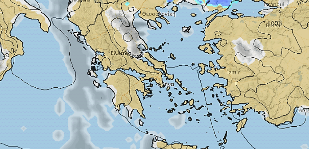 Ο καιρός της Δευτέρας 8 Ιουλίου 2019