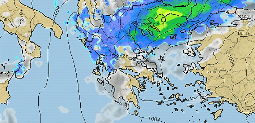 Ο καιρός της Πέμπτης 11 Ιουλίου 2019