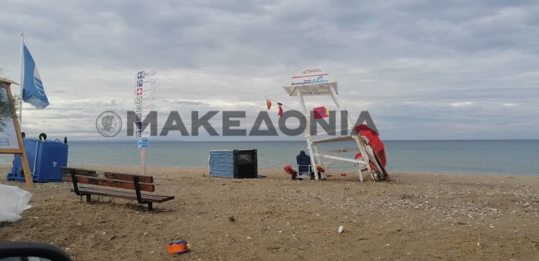 Εικόνες βιβλικής καταστροφής στη Χαλκιδική (φωτ.)