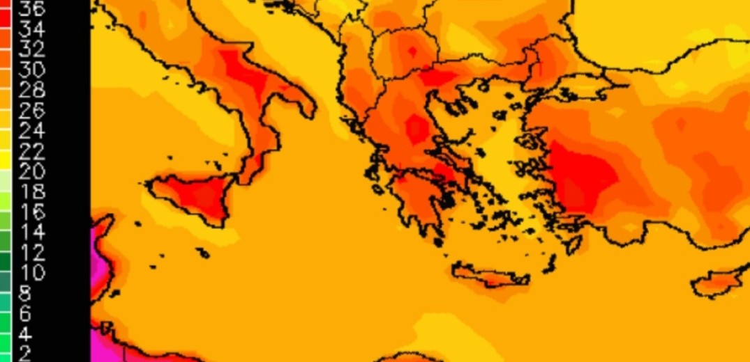 O καιρός της Παρασκευής, 2 Αυγούστου 2019