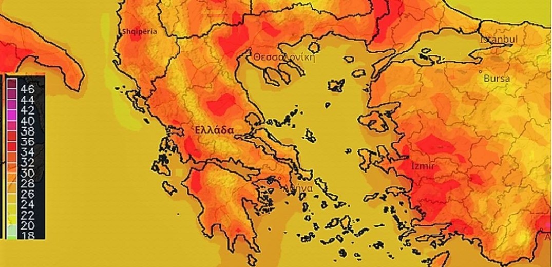 Ο καιρός της ερχόμενης εβδομάδας 22-28 Ιουλίου 2019